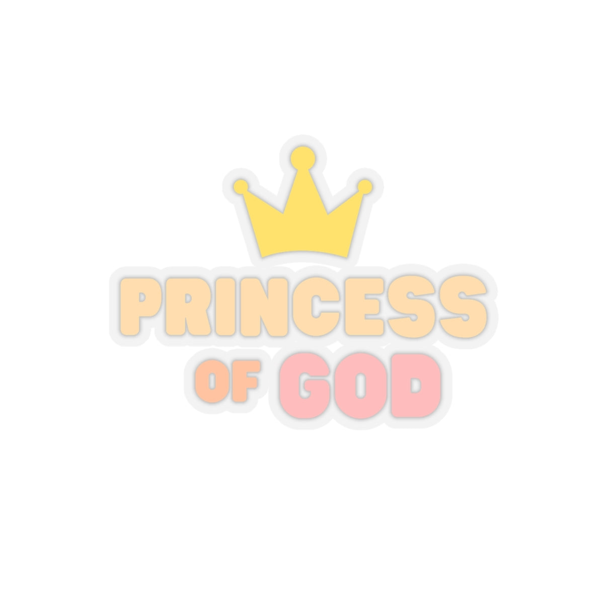 Faith Sticker – Princess of God Crown
