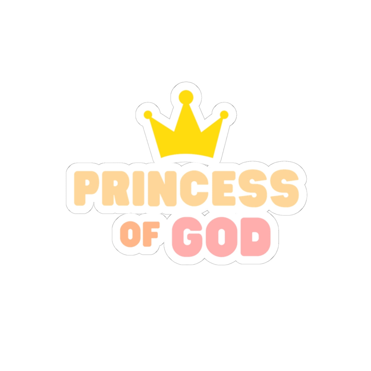 Faith Sticker – Princess of God Crown