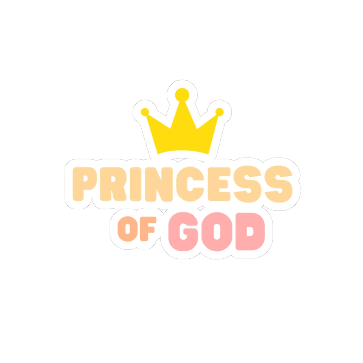 Faith Sticker – Princess of God Crown